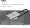 Club 3D Thunderbolt 3 auf Dual DisplayPort Adapter, Thunderbolt 3 [Stecker] Vorschaubild