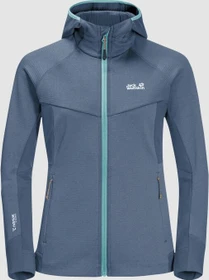 Jack Wolfskin Hydro Grid Fleece Jacke frost blue (Damen)