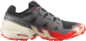 Salomon Speedcross 6 black/fiery red/almond milk (Herren)