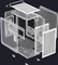 Cooler Master Qube 500 Flatpack White, weiß, Glasfenster Vorschaubild