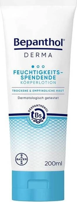 Bepanthol DERMA feuchtigkeitsspendende Körperlotion, 200ml