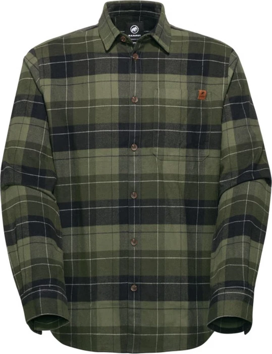 Mammut Trovat Hemd langarm marsh/black (Herren)