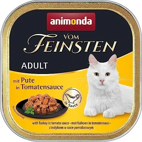 animonda Vom Feinsten Adult Lachs in Kräutersauce, 3.20kg (32x 100g)