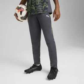 Puma individualLIGA Trainingshose lang galactic gray/yellow alert (Junior)