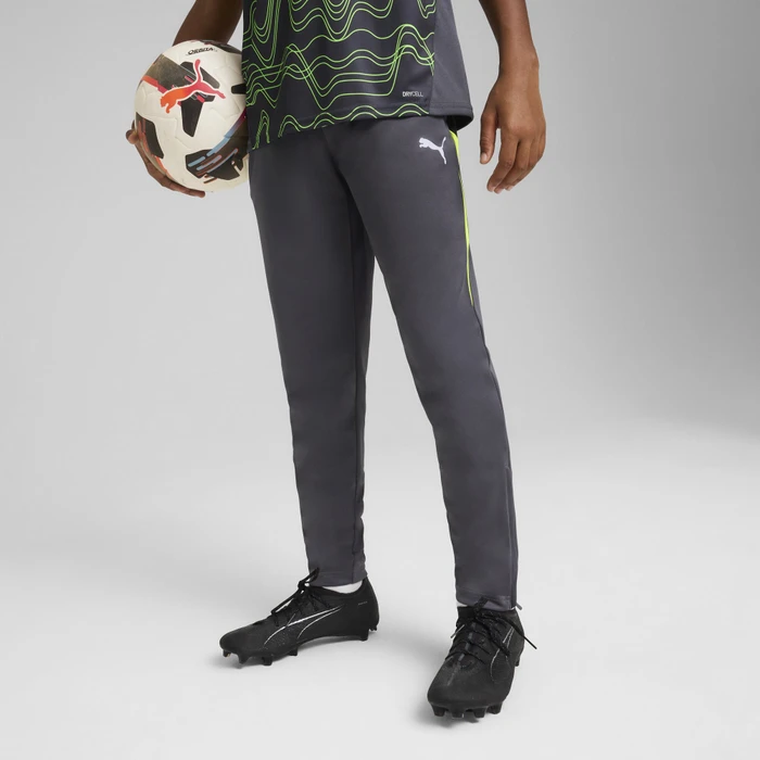 Puma individualLIGA Trainingshose lang galactic gray/yellow alert (Junior)
