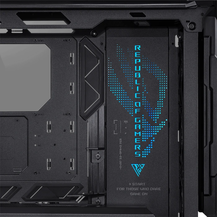 ASUS ROG Hyperion GR701 BTF Edition, Glasfenster