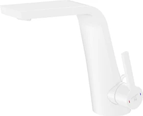 Steinberg Serie 260 Waschtisch-Einhebelmischer mit Ablaufgarnitur weiß