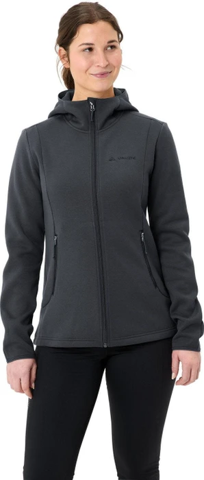 Vaude Idris Fleece Hoodie Funktionsjacke phantom black (Damen)
