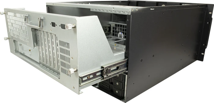 Inter-Tech IPC 6U-6606, grau, 6HE, ATX
