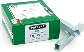 Prebena Typ A verzinkt Tacker-Klammern, 16x12.8mm, 4000 Stück