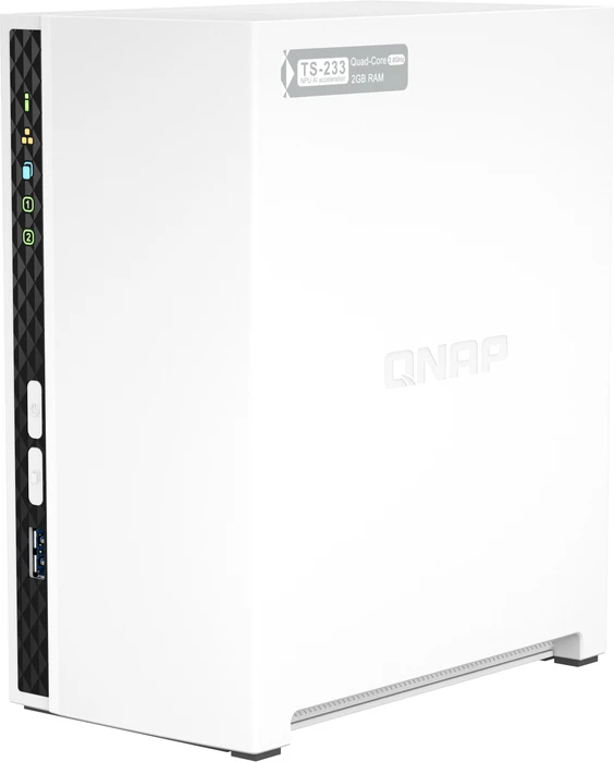 QNAP Turbo Station TS-233 22TB, 2GB RAM, 1x RJ-45 1000Base-T, 1x USB-A 3.0