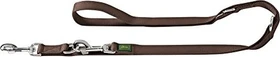 Hunter Verstellbare Führleine aus weichem, griffigem Nylon, klassisch, 1.0x200cm, braun