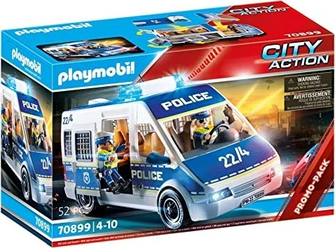 playmobil City Action Polizei-Mannschaftswagen mit Licht und Sound