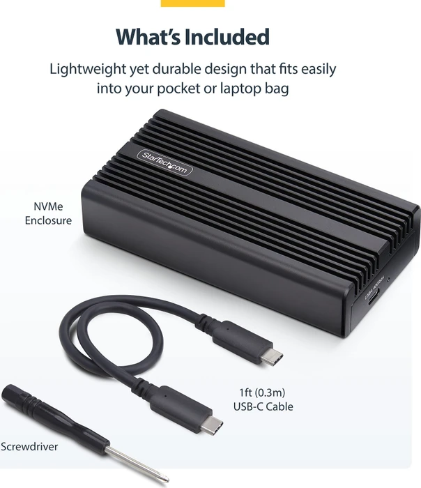 StarTech External NVMe Enclosure, USB4