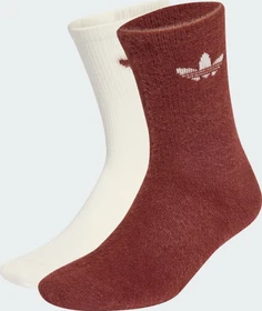 adidas Fluffy Crew Socken wonder quartz/off white, 2 Paare