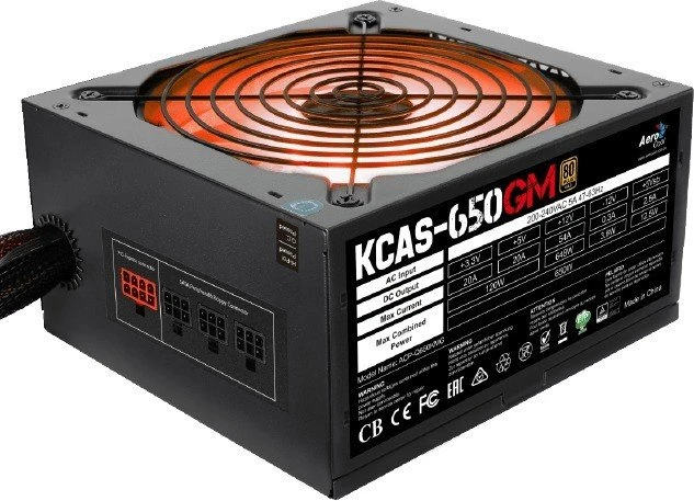 AeroCool KCAS 650GM 650W, ATX 2.4