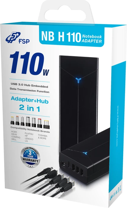 FSP NB H 110, 3x USB-A, 110W