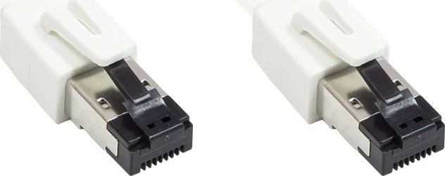 Good Connections RNS Patchkabel, Cat8.1, S/FTP, RJ-45/RJ-45, 5m, weiß