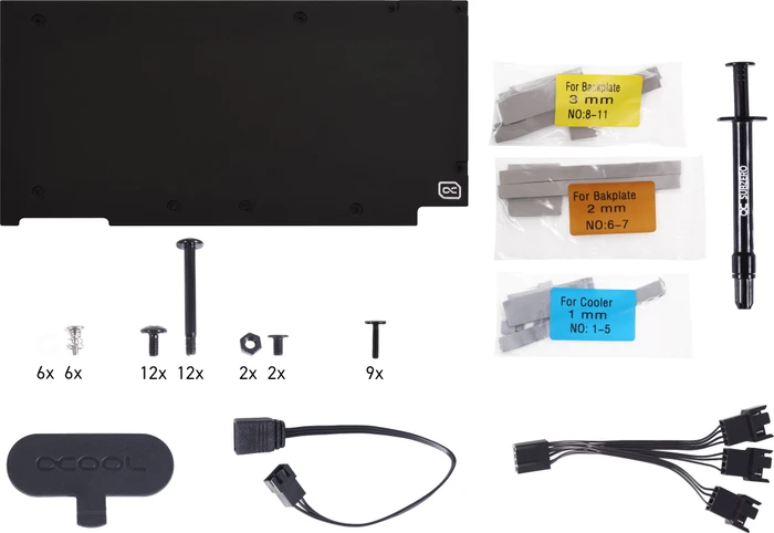 Alphacool Eiswolf 2 AiO 360mm RTX 3090 Ti Suprim X mit Backplate