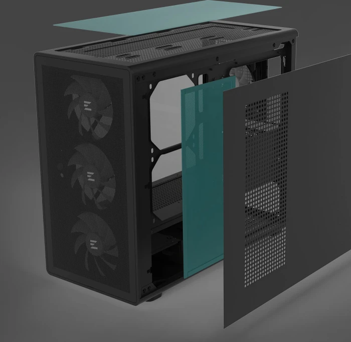 Zalman M5 Black, Glasfenster