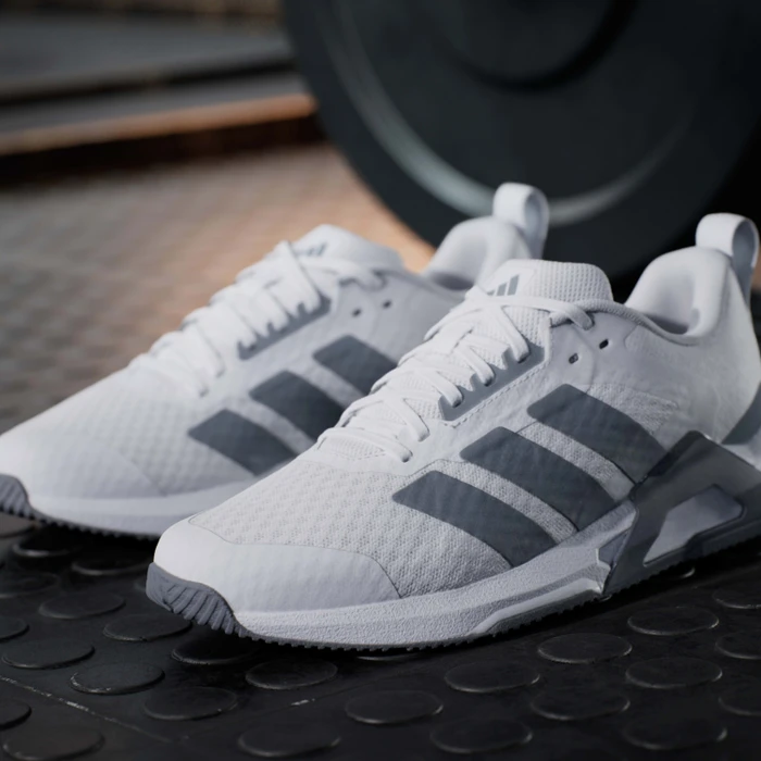 adidas Dropset Control cloud white/grey/lucid red (Damen)