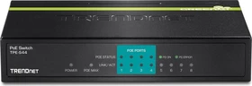 TRENDnet TPE-S Desktop Switch, 8x RJ-45, 30W PoE (TPE-S44)