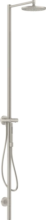 Hansgrohe Axor Starck Duschsäule mit Thermostat und Kopfbrause 240 1jet edelstahloptik