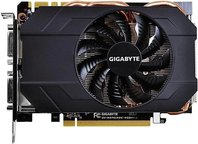 GIGABYTE GeForce GTX 970 Mini OC, 4GB GDDR5, 2x DVI, HDMI, 3x DP