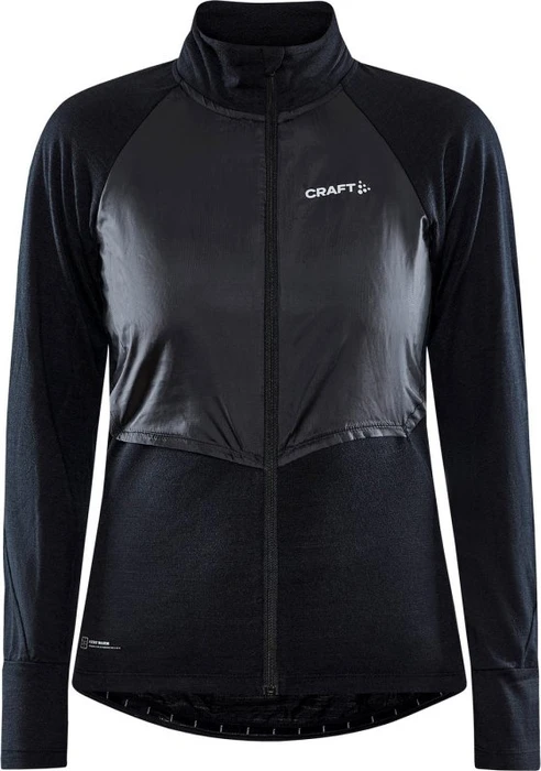 Craft ADV Bike SubZ Wool Trikot langarm schwarz (Damen)