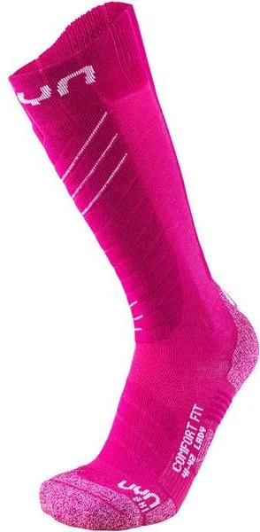 UYN Comfort Fit Skisocken rosa/weiß (Damen)