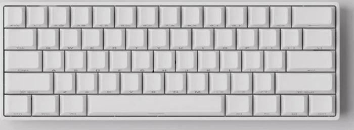 Akko MonsGeek FUN60 Pro HE Wireless, weiß, LEDs RGB, hot-swap, Akko Glare Magnetic, USB/Bluetooth, US