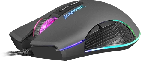 Natec Fury Scrapper Gaming Mouse schwarz, USB