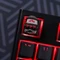 Ducky x Hot Keys Project Ducky League Keycap Dark Edition - Lucky, Kunstharz (Resin), schwarz/grau/rot, 1 Taste Vorschaubild