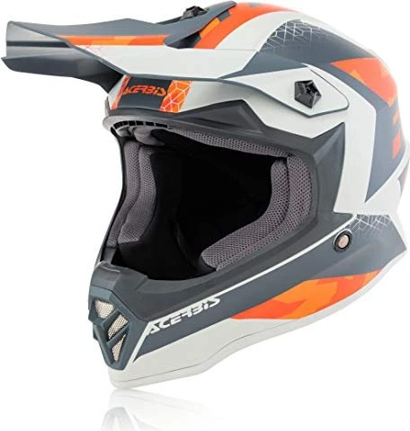 Acerbis Steel Kid orange/grau