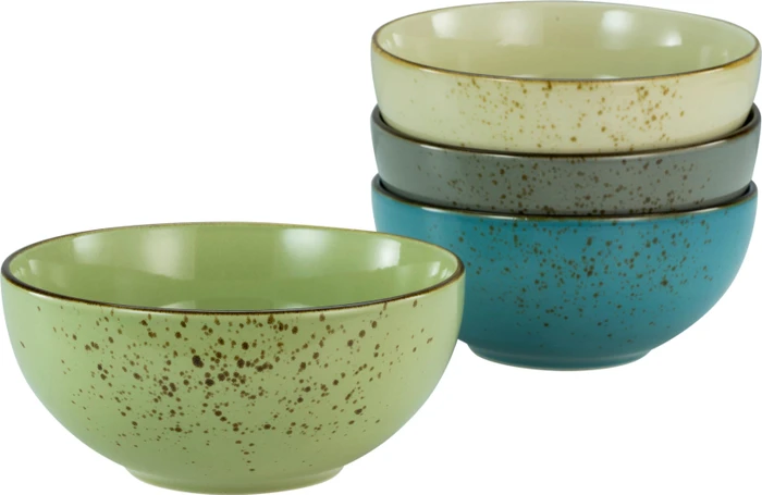 CreaTable Nature Collection Buddhabowl grün/petrol, 4 Stück
