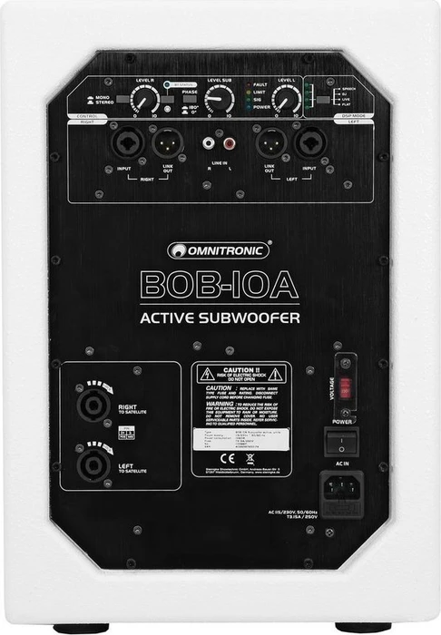 Omnitronic BOB-10A weiß