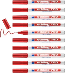 edding 780 Lackmarker rot, 10er-Pack