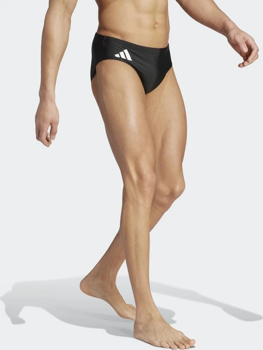 adidas Solid Badehose schwarz/weiß (Herren)