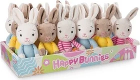 Nici Hase Happy Bunny creme 15cm