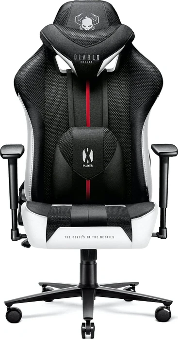 Diablo Chairs X-Player 2.0 King Gamingstuhl, schwarz/weiß