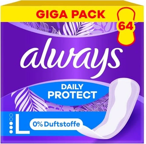 Always Dailies Extra Protect large, 64 Stück