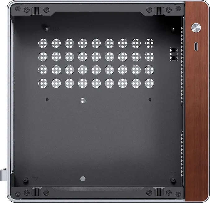 Jonsbo NV10, silber, Mini-ITX