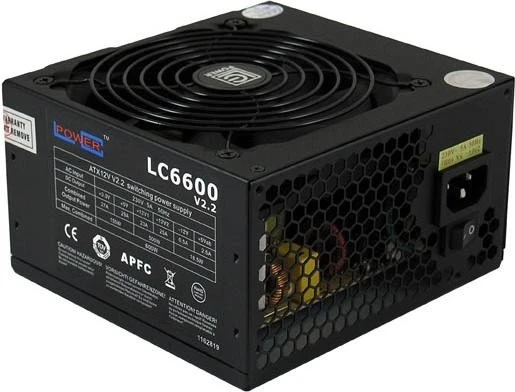 LC-Power LC6600 V2.2 Super Silent Black 600W, ATX 2.2