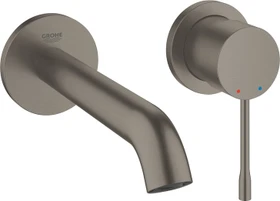 Grohe Essence 2-Loch-Waschtischbatterie M hard graphite gebürstet