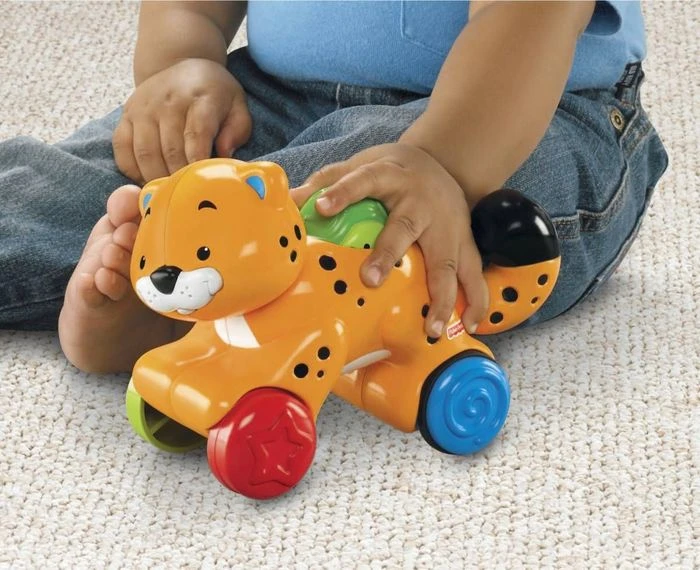 Mattel Fisher-Price Amazing Animals Press & Go Cheetah