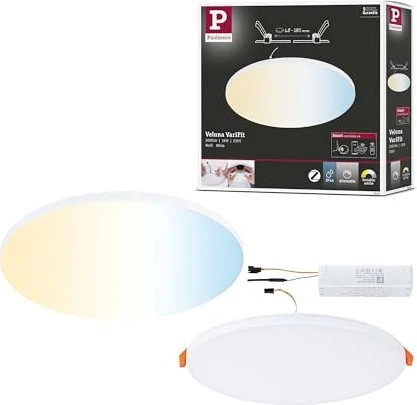 Paulmann Veluna Edge VariFit Einbaupanel rund 18W weiß