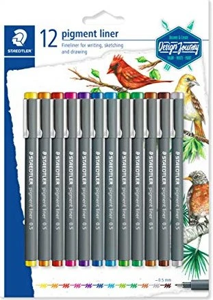 Staedtler Pigmentliner 308 sortiert, 12er-Set
