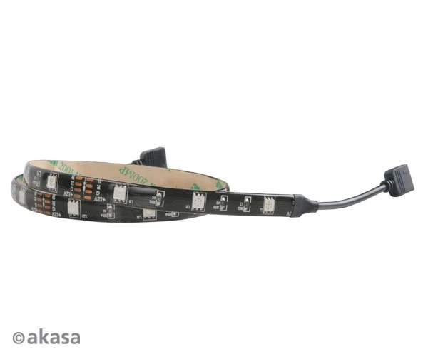 Akasa Vegas, blau beleuchtet, LED-Streifen, 60cm