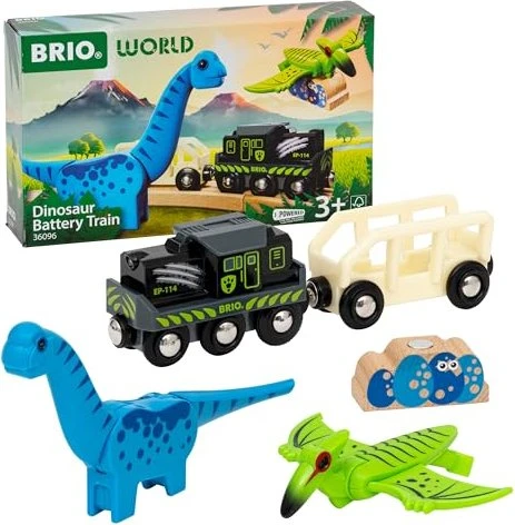 BRIO World Dinosaurier Batteriezug