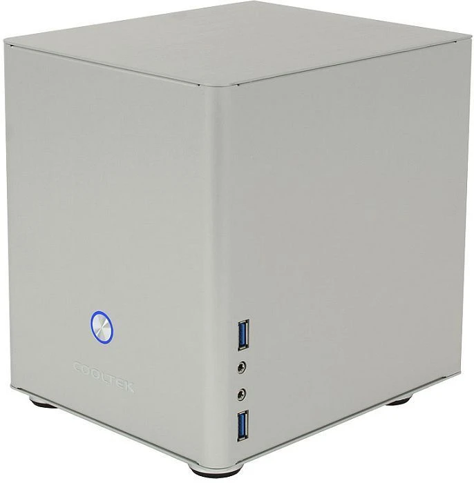 Cooltek Coolcube Mini silber, Mini-ITX